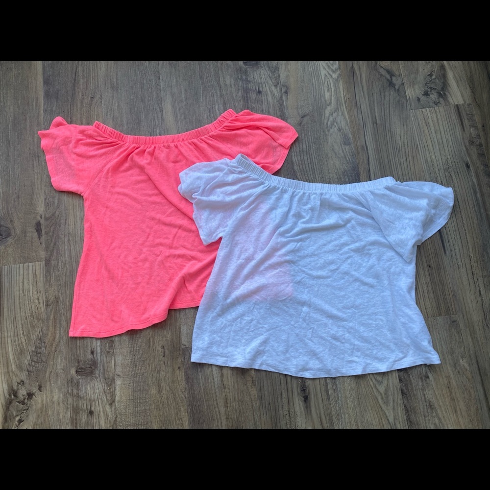 Off the shoulder tees